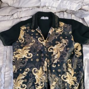 Versace button down shirt
